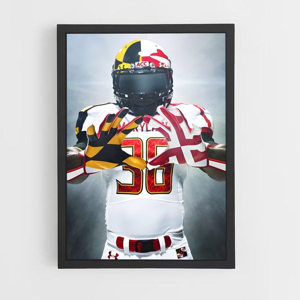 Poster Touchdown Maryland – affiche Basketball (vue 2)